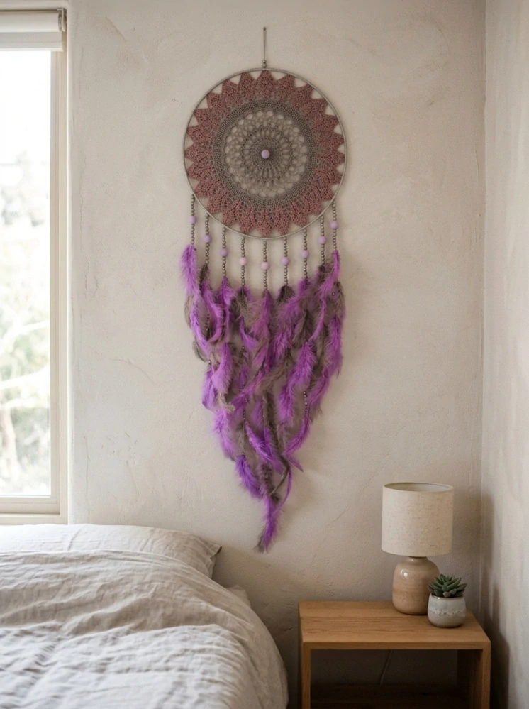 Lapač zlých snů Stínový strážce fialový 40 x 115 cm