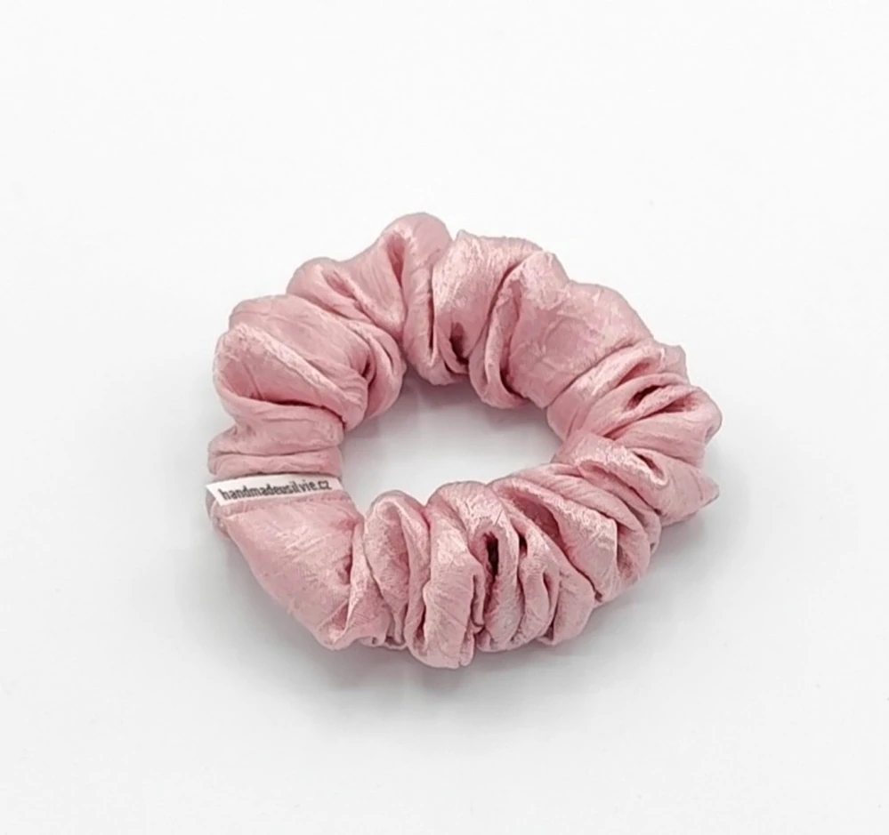 Scrunchie gumička růžová S