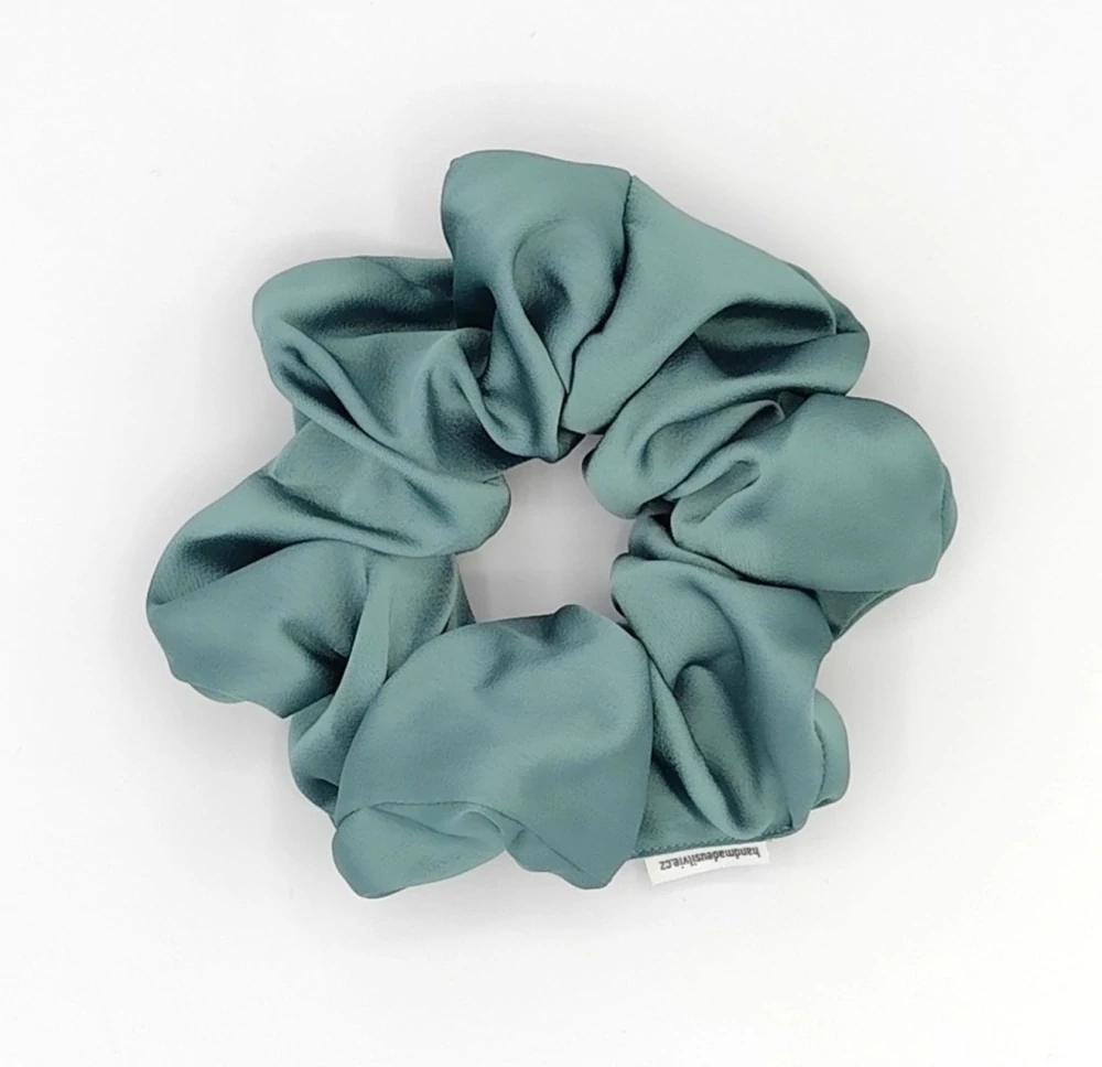 Scrunchie gumička zelená XXL