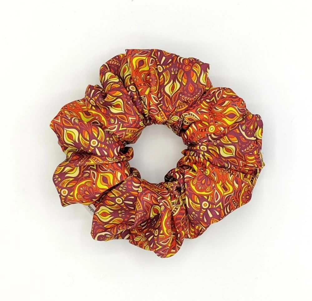 Scrunchie gumička Mandala II. XXL