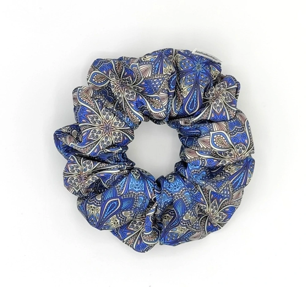 Scrunchie gumička Mandala III. XXL