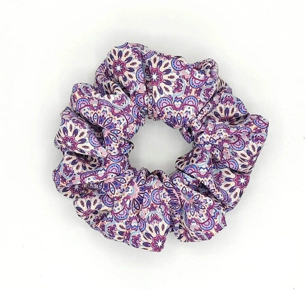 Scrunchie gumička Mandala IV. XXL