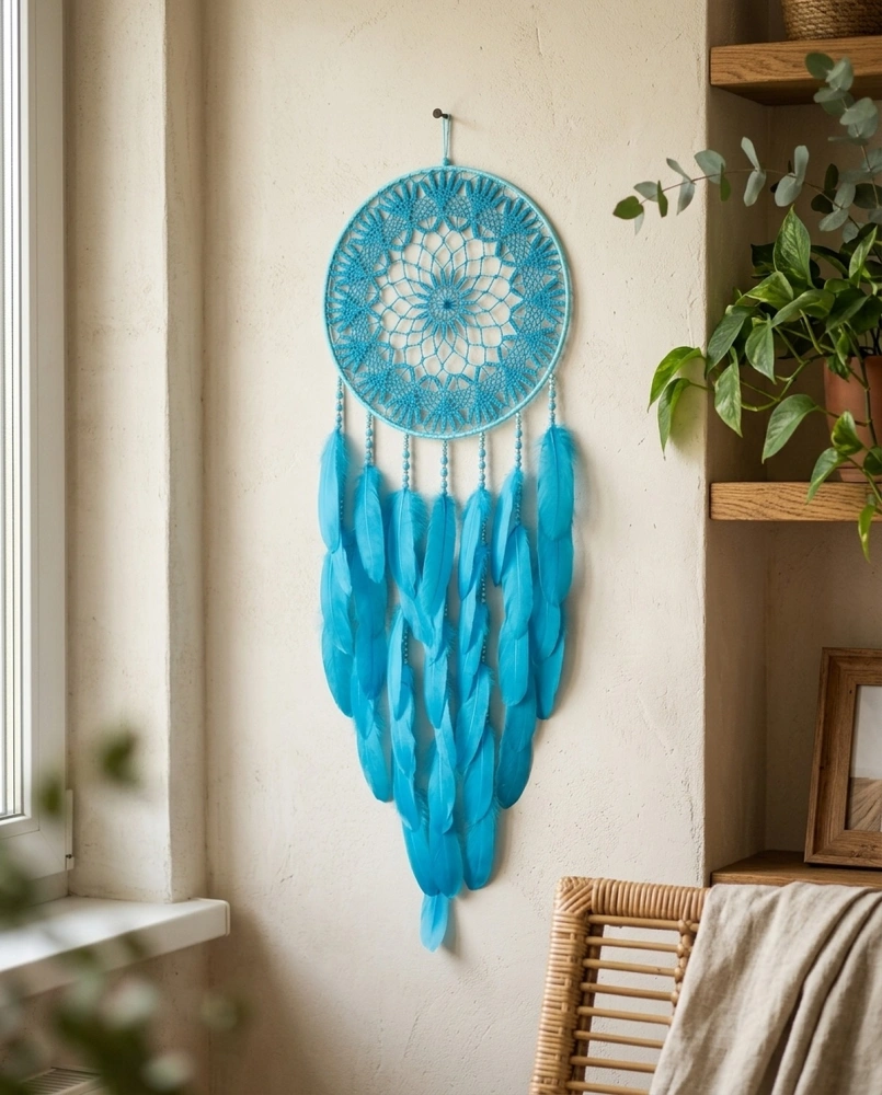 Lapač zlých snů 35 x 105 cm Tyrkysový sen