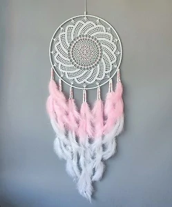 Lapač zlých snů Bílý ochránce 35 x 95 cm č.2