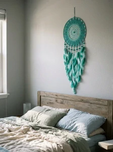 Lapač snů Stínový strážce zelený 40 x 115 cm