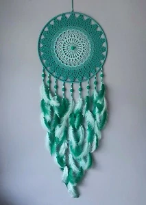 Lapač snů Stínový strážce zelený 40 x 115 cm