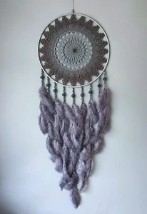 Lapač snů Stínový strážce šedo béžový 40 x 115 cm