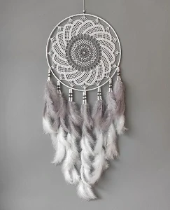 Lapač zlých snů Bílý ochránce 35 x 95 cm č.1