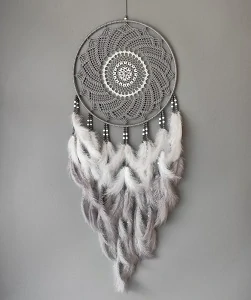 Lapač zlých snů Šedý ochránce 35 x 95 cm č.1