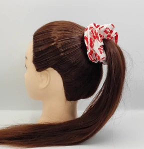 Bavlněná Scrunchie gumička pusinky L - klasik