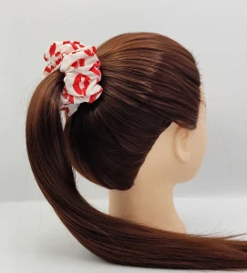 Bavlněná Scrunchie gumička pusinky L