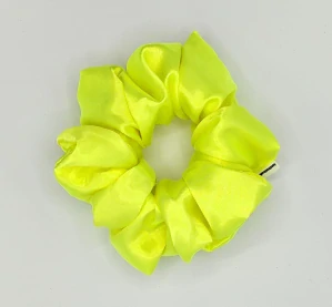 Saténová Scrunchie gumička reflexní XXL