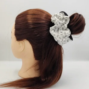 Bavlněná Scrunchie gumička mašle XXL