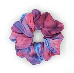 Scrunchie gumička Malinová XXL