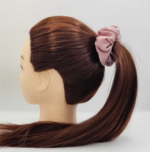 Scrunchie gumička starorůžová L