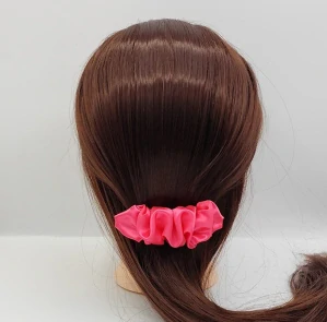 Spona do vlasů Scrunchie pink