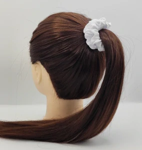Scrunchie gumička bílá S
