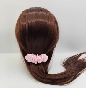 Spona do vlasů Scrunchie růžová
