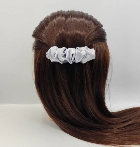 Spona do vlasů Scrunchie silver