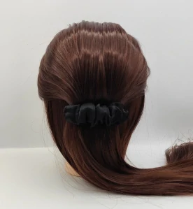 Spona do vlasů scrunchie černá