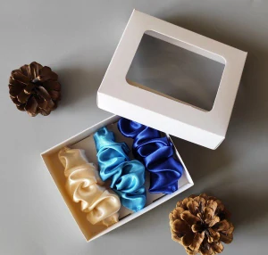 Dárková sada - Scrunchie spony do vlasů XI.