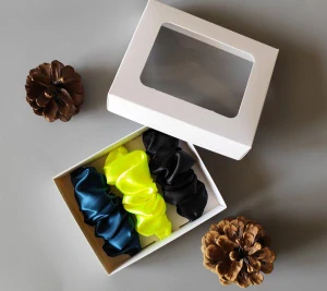 Dárková sada - Scrunchie spony do vlasů XII.