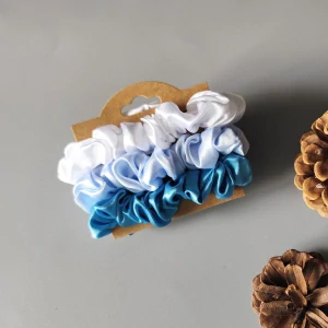 Dárkové Scrunchies gumičky S na kartě - I.