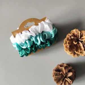 Dárkové Scrunchies gumičky S na kartě - III.