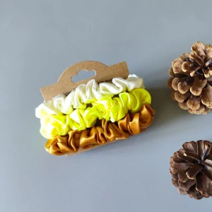 Dárkové Scrunchies gumičky S na kartě - VII.