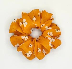 Scrunchie gumička Oranžová XXL