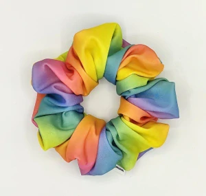 Scrunchie gumička Duhová XXL