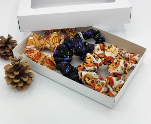 Halloweenská dárková sada I - 6 scrunchies