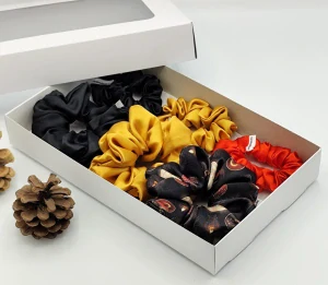 Dárková sada gumiček Halloween - 6 scrunchies