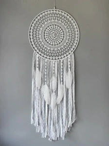 Lapač zlých snů Bílá holubice 40 x 110 cm