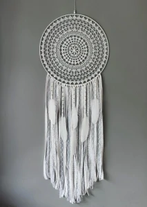Lapač zlých snů Bílá holubice 40 x 115 cm