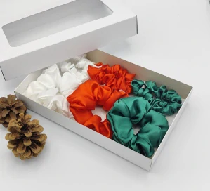 Dárková sada Vánoce - 6 scrunchies