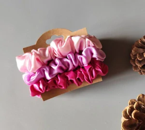 Dárkové Scrunchies gumičky S na kartě - XI.