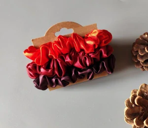 Dárkové Scrunchies gumičky S na kartě - XIII.