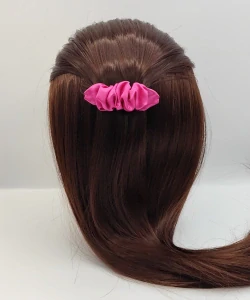 Spona do vlasů scrunchie fuchsiová 8 cm