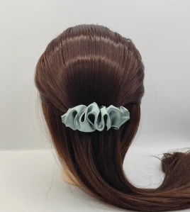 Spona do vlasů Scrunchie khaki