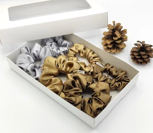 Dárková sada gumiček camel II. - 6 scrunchies