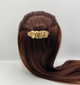 Spona do vlasů scrunchie camel 8 cm