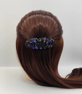 Spona do vlasů scrunchie Halloween 3.