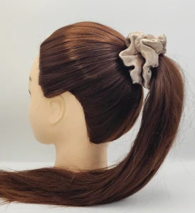 Scrunchie gumička béžová Dion L