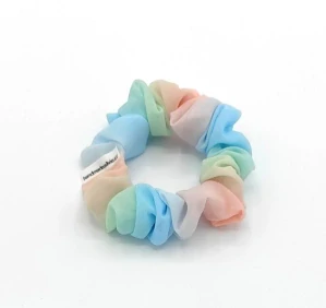 Scrunchie gumička Duhová S