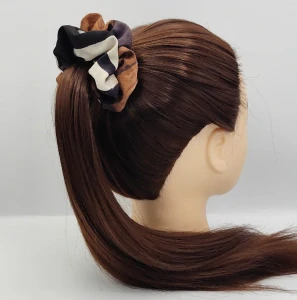 Scrunchie gumička béžová L