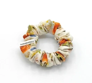 Scrunchie gumička Jarní květy I. S