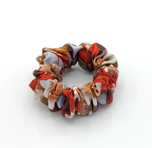 Scrunchie gumička Jarní květy III. L