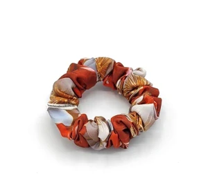 Scrunchie gumička Jarní květy IIIa. S