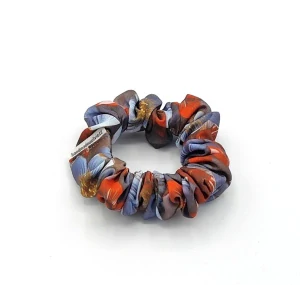 Scrunchie gumička Jarní květy IIIb. S